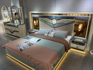 Aethelgard Luxury Art Deco Integrated Bedroom Suite