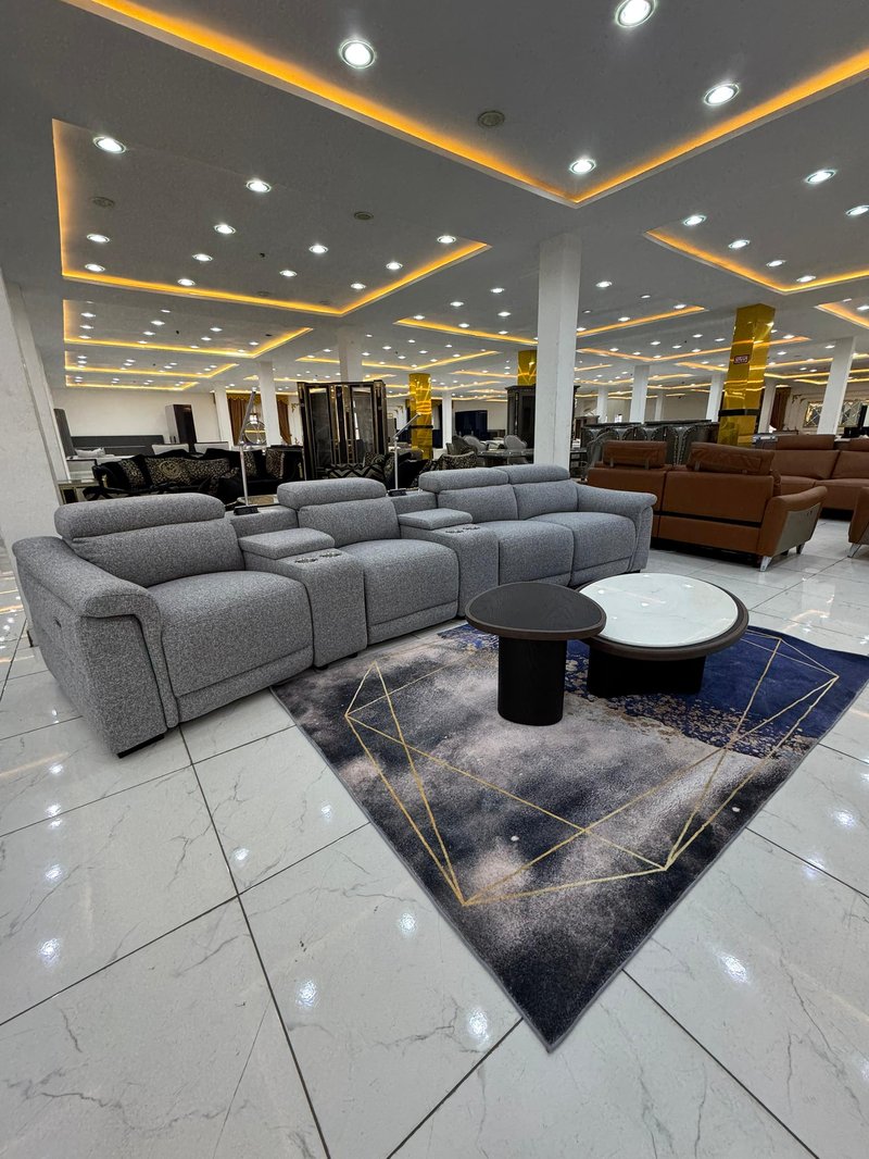 Reclining Turkish leather sofa