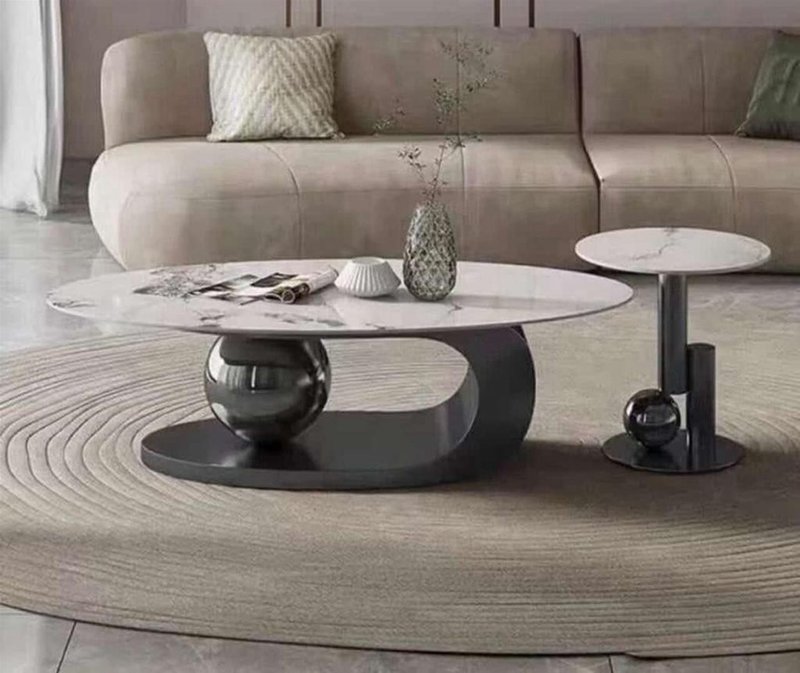 Center table round marble top