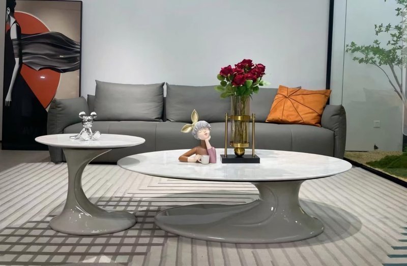 Center table oval shape