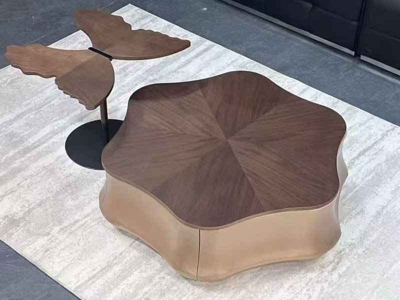 Wooden star center table