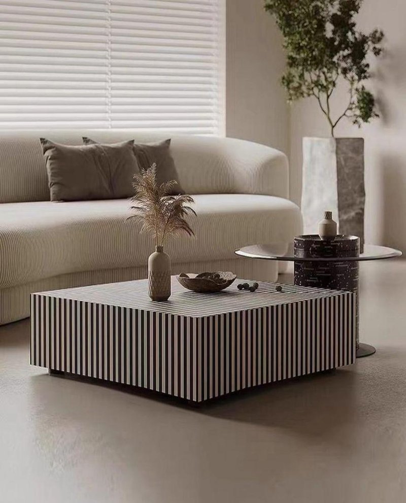 Zebra Nordic center table