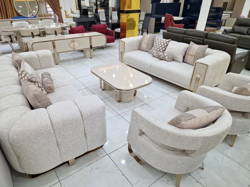 NovaRiya Prime Contemporary Living & Dining Set