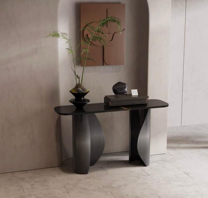 Console mirror black color