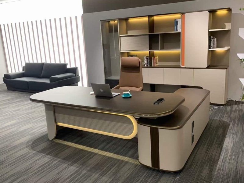 Office desk 2.2 meter and bookshelf 2.4 meter