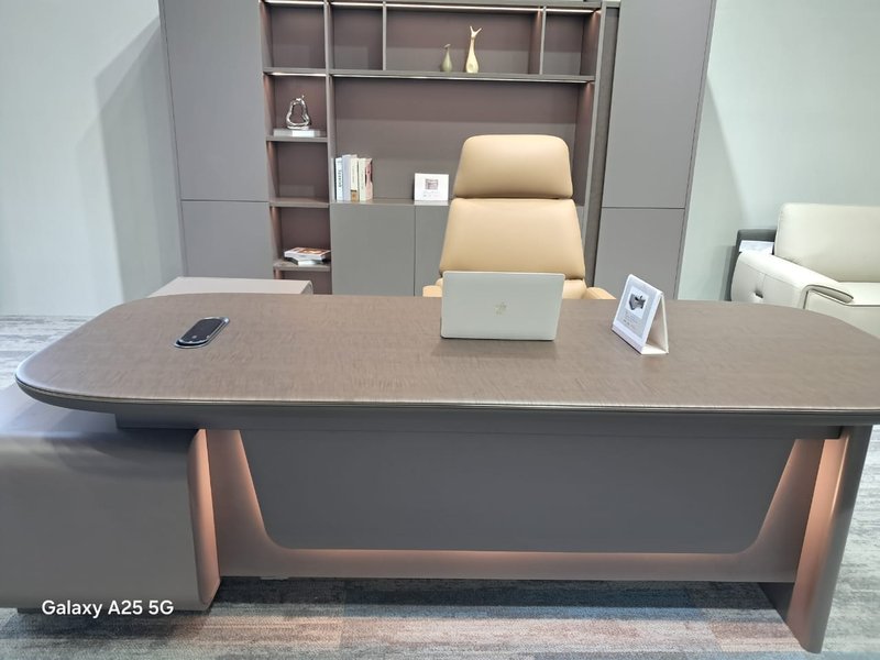 Office desk 2.4meter and bookshelf 2. 4meter