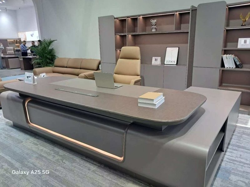 Office desk 2.8 meter and bookshelf 2.4meter