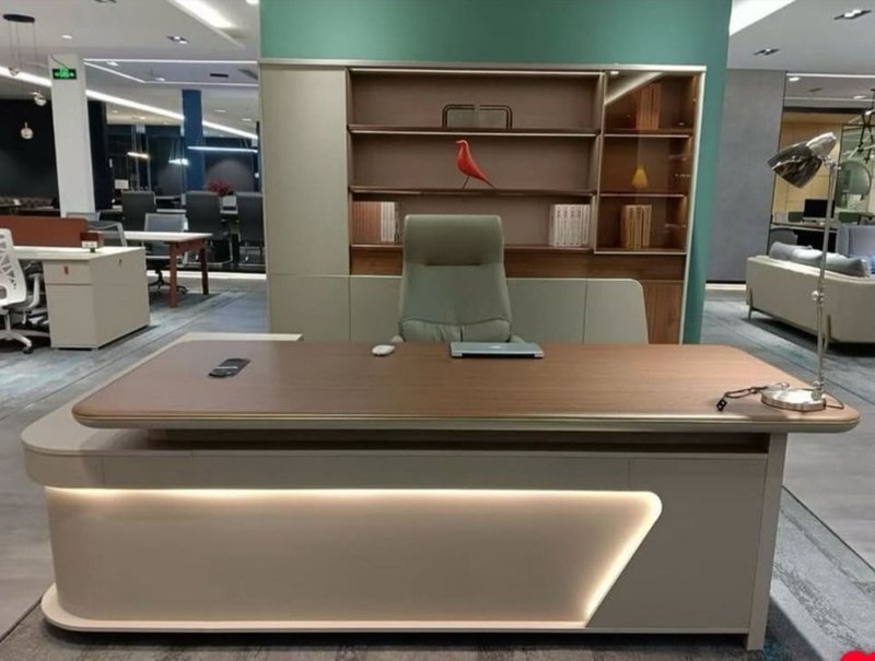 Office desk 2.8 meter and book shelf 2.4meter
