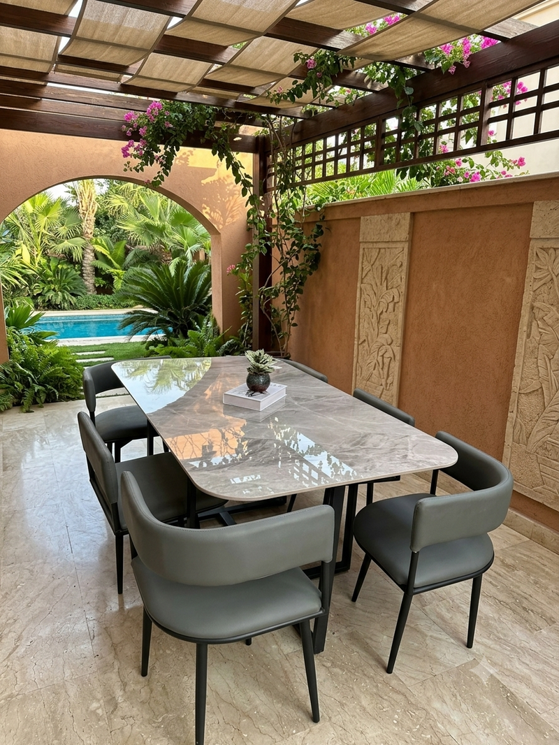 Contemporary dining table