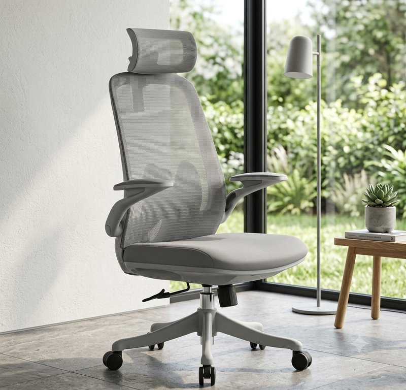 Ergonomic Mesh Office Chair with Headrest
