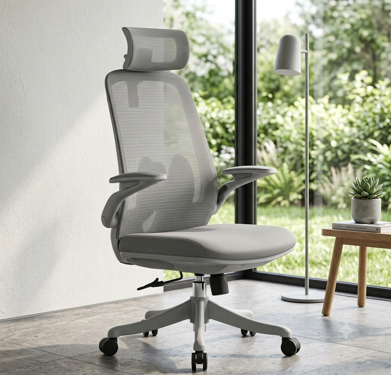 Ergonomic Mesh Office Chair with Headrest