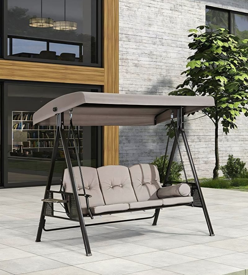 AeroLuxe Outdoor Canopy Swing Chair