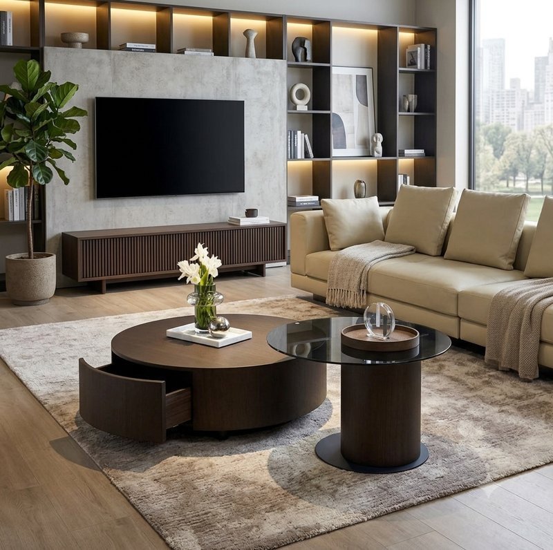 Aurelia Round Coffee Table