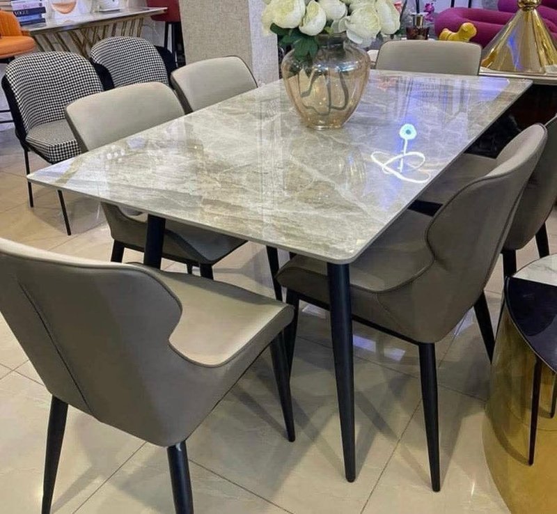 Premium Contemporary Dining Table and Chair Set for Modern Homes & Restaurants