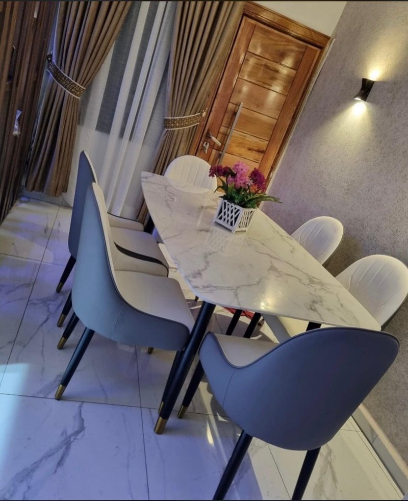 Sophisticated Contemporary Dining Table for Stylish Homes, Offices, and Social Gatherings