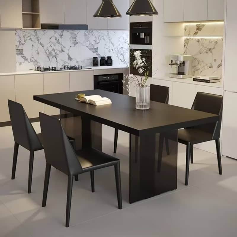 Comfort-Ready Modern Dining Table for Everyday Meals and Shared Moments