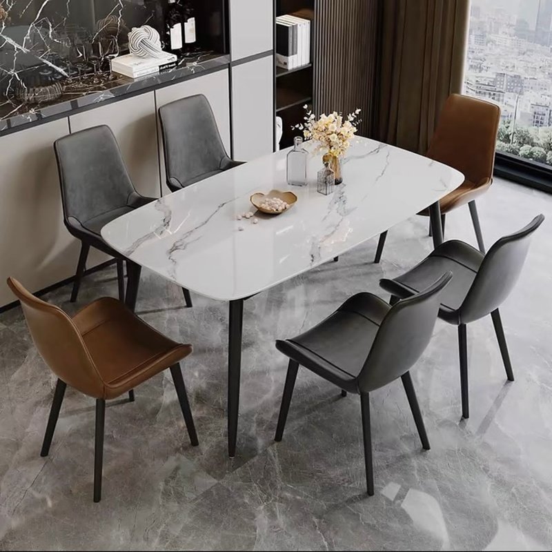 Comfort-Focused Modern Dining Table for Family Meals and Everyday Dining Needs