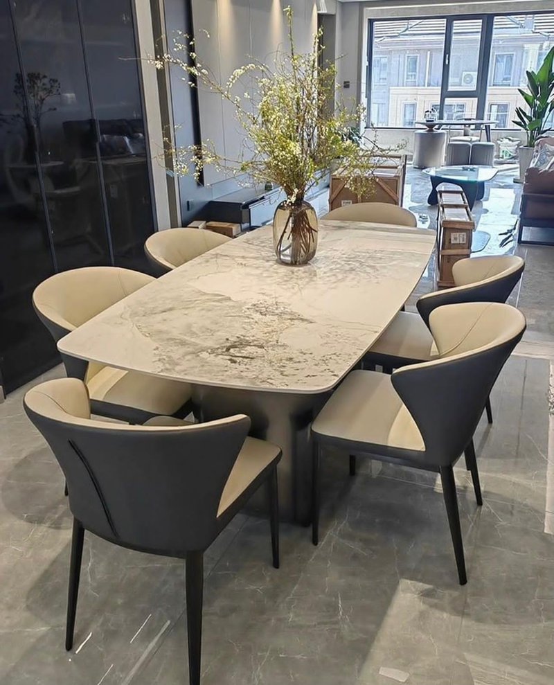 Premium Modern Dining Table for Comfortable Meals, Family Gatherings, and Stylish Spaces
