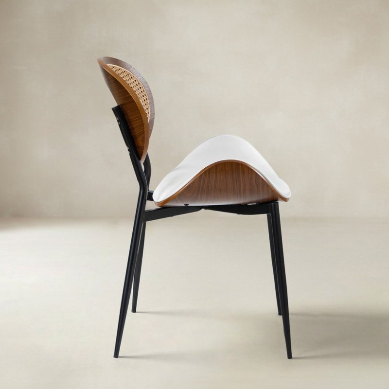 Brown and white design center table - Image 1