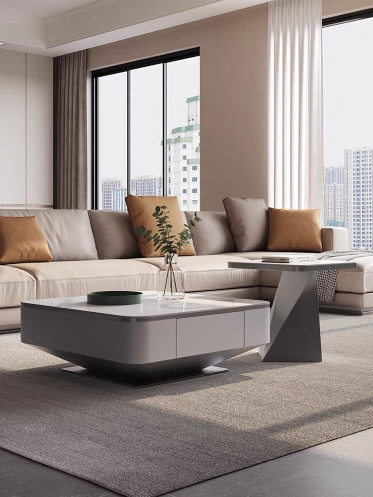 Square center table with storage - Image 2