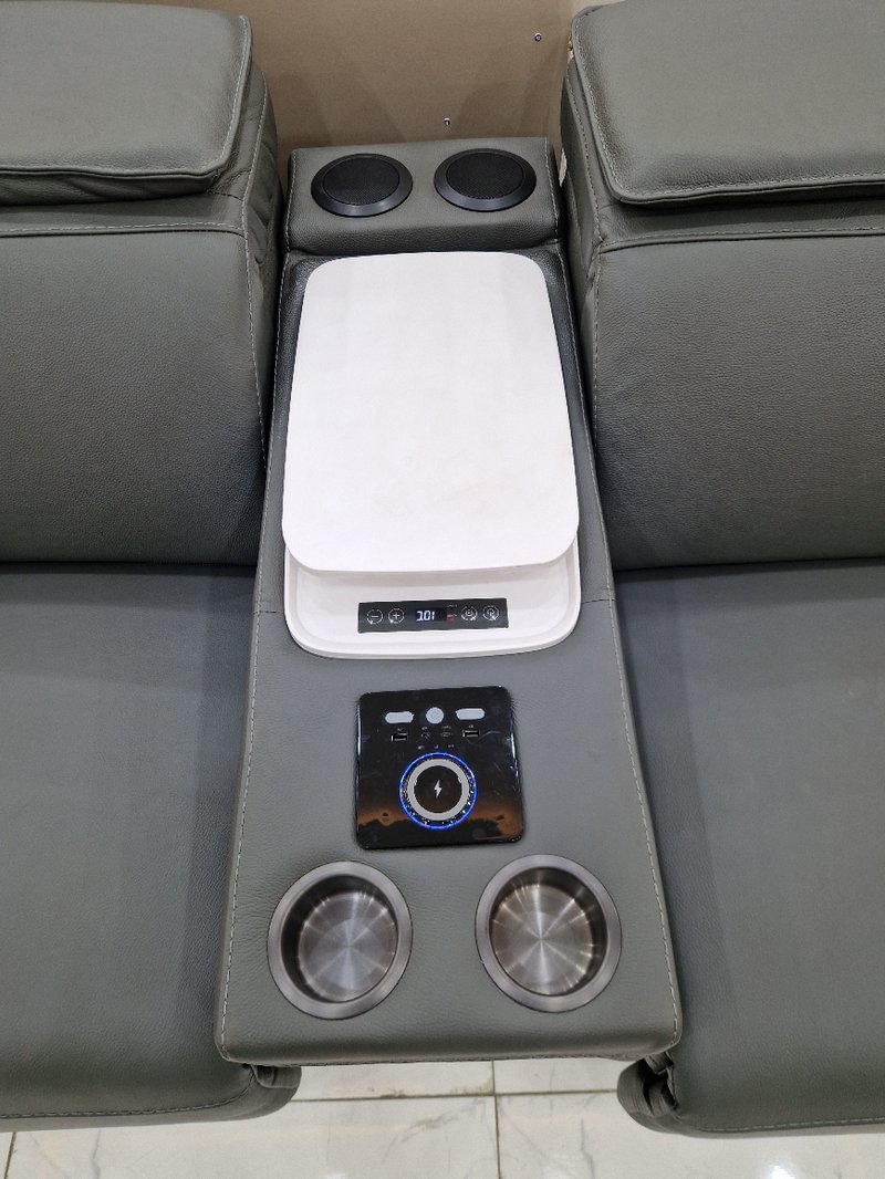 ThermoBeat Elite 6-Seater Smart Reclining Sofa - Image 1