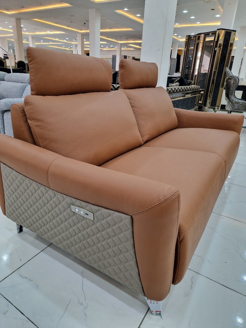 Regalia Lux 6-Seater Reclining Leather Sofa - Image 1