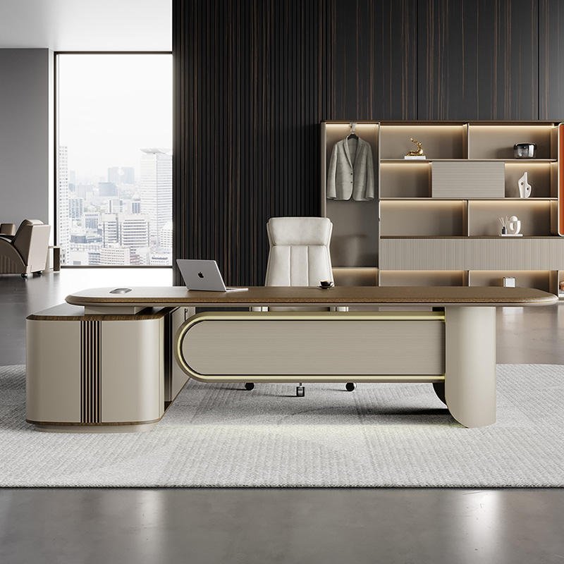 Office desk 2.2 meter and bookshelf 2.4 meter - Image 1