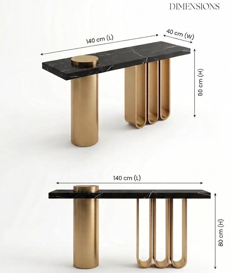 Aurex Royale Console Mirror Set - Image 1