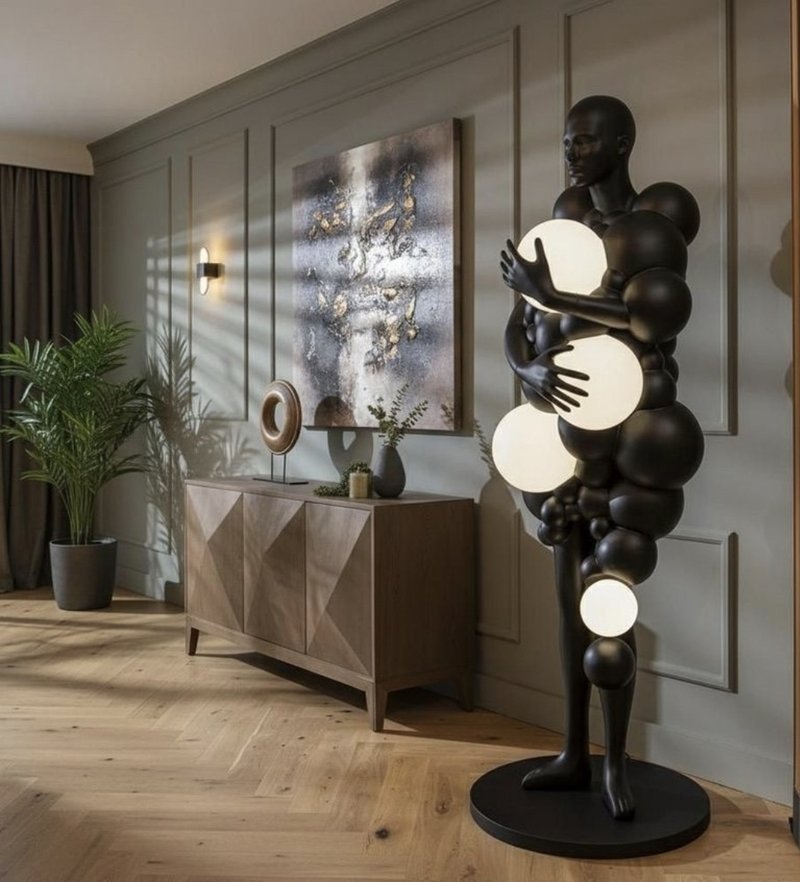 Modern Luxe Standing Floor Lamp - Image 1