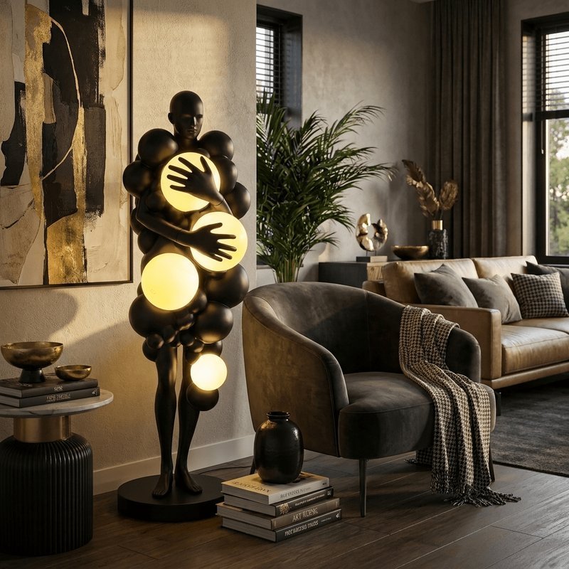 Modern Luxe Standing Floor Lamp - Image 1