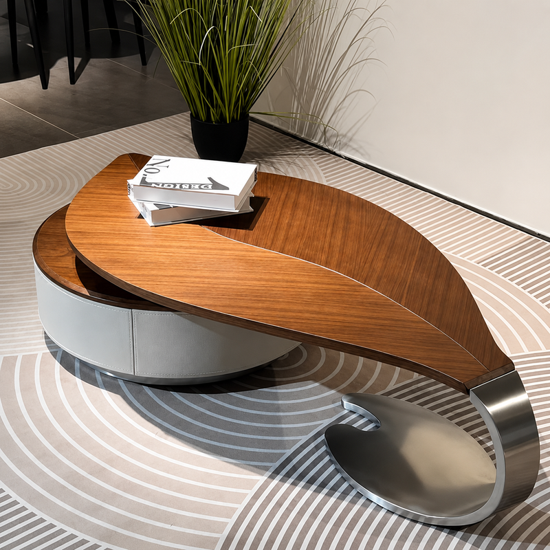 Wave Wood Center Table - Image 1