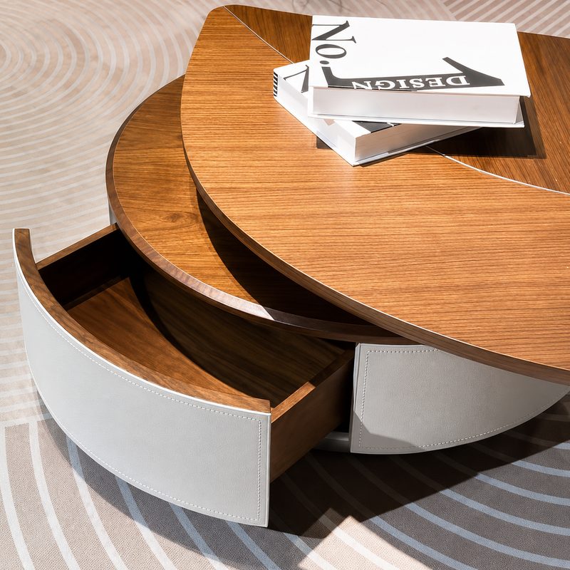 Wave Wood Center Table - Image 1