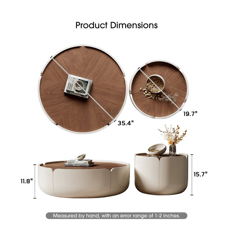 Nordic round center table - Image 5