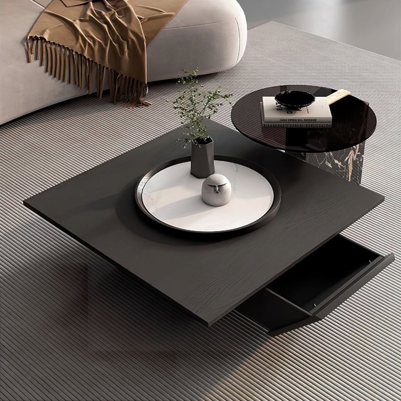 Black center table Nordic - Image 3