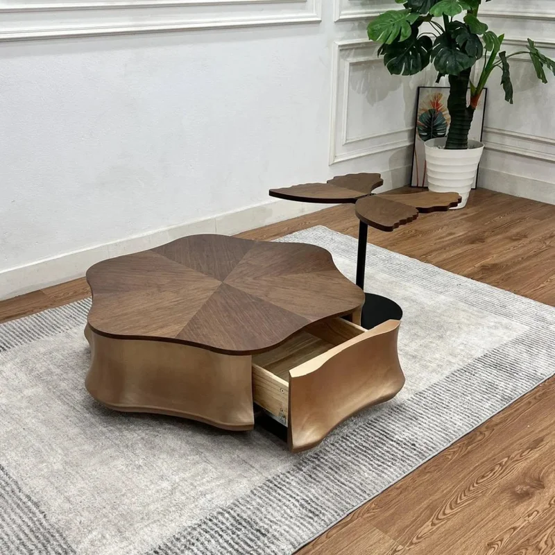Wooden star center table - Image 2