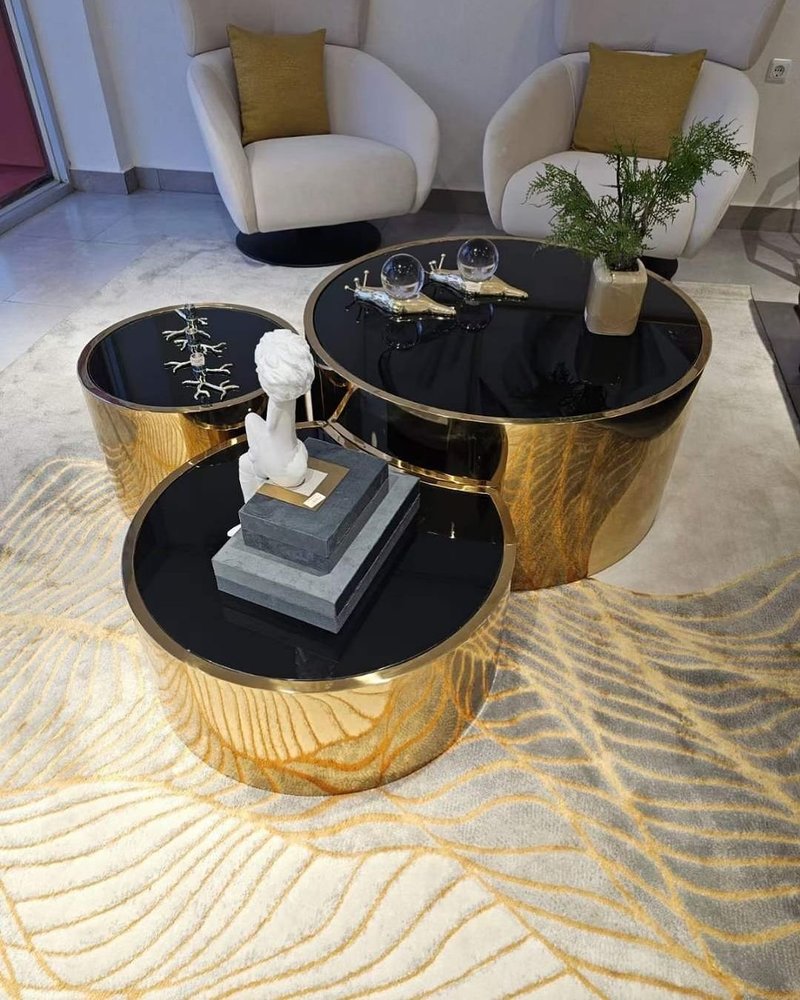 3in1 center table gold base - Image 1