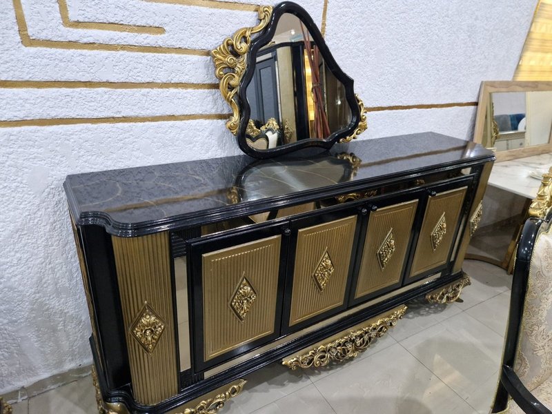 Royal Baroque Complete Grand Home Furniture Suite (Living, Dining & Media Collection) - Image 9