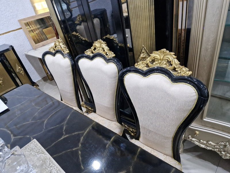 Royal Baroque Complete Grand Home Furniture Suite (Living, Dining & Media Collection) - Image 8