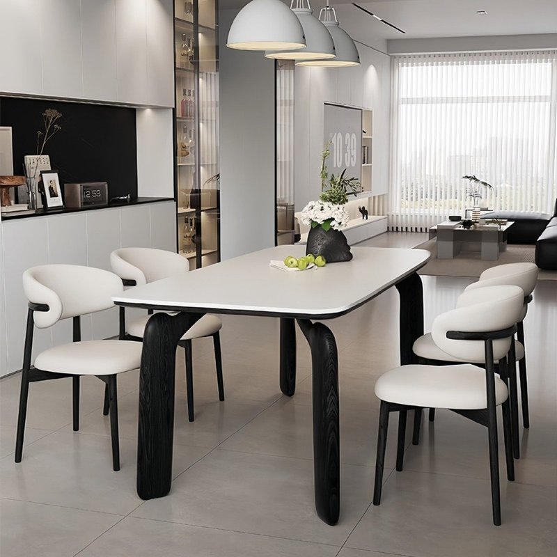 Grand Luxury 6-Seater Dining Table and Chair Set for Modern Family Living - Image 4