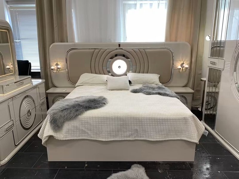 Celeste Futuristic Modern Bedroom Set - Image 8
