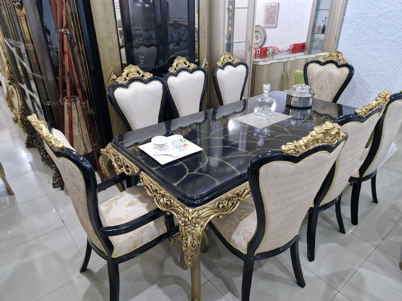 Royal Baroque Complete Grand Home Furniture Suite (Living, Dining & Media Collection) - Image 6