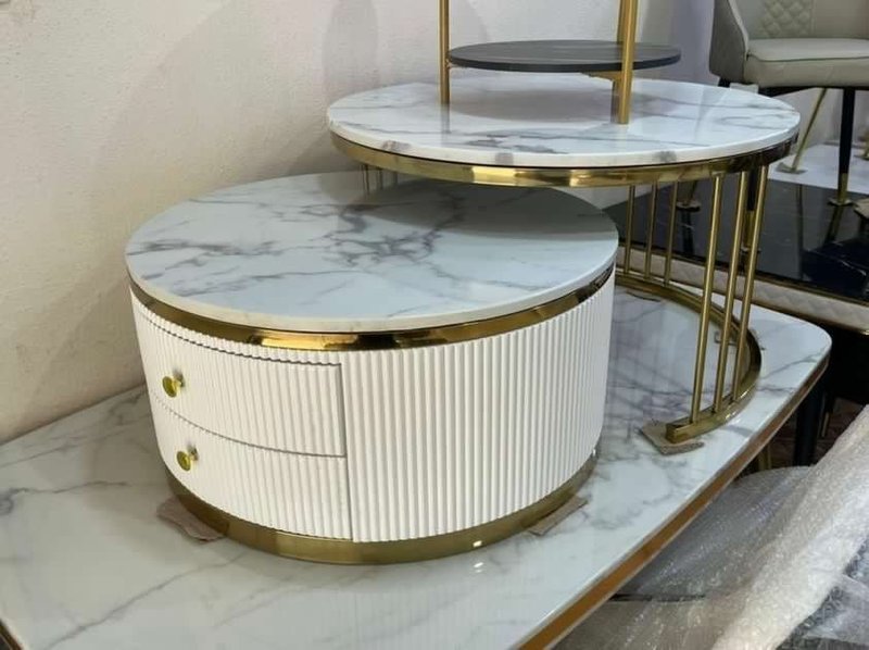 2in1 center table marble top - Image 2