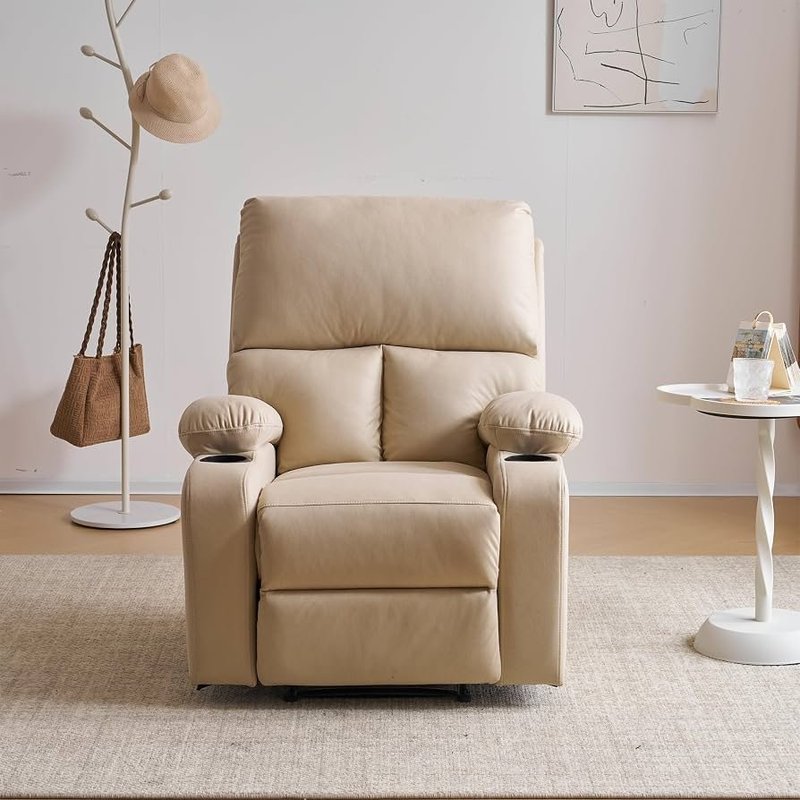 Modern Power Recliner Chair with Cup Holders & Storage Pocket - Image 4