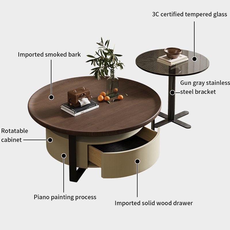 Wooden center table - Image 4
