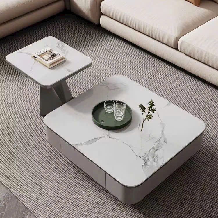 Square center table with storage - Image 3