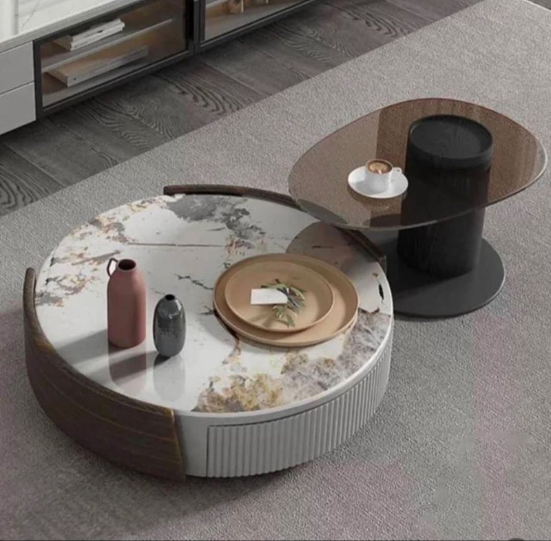Round coffee center table - Image 1