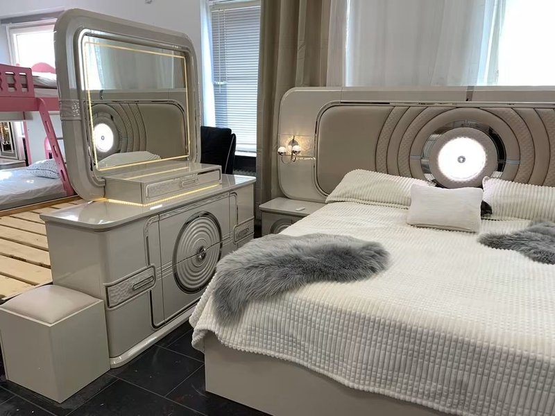 Celeste Futuristic Modern Bedroom Set - Image 2