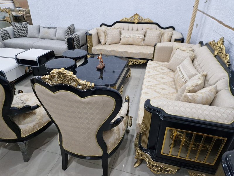 Royal Baroque Complete Grand Home Furniture Suite (Living, Dining & Media Collection) - Image 4