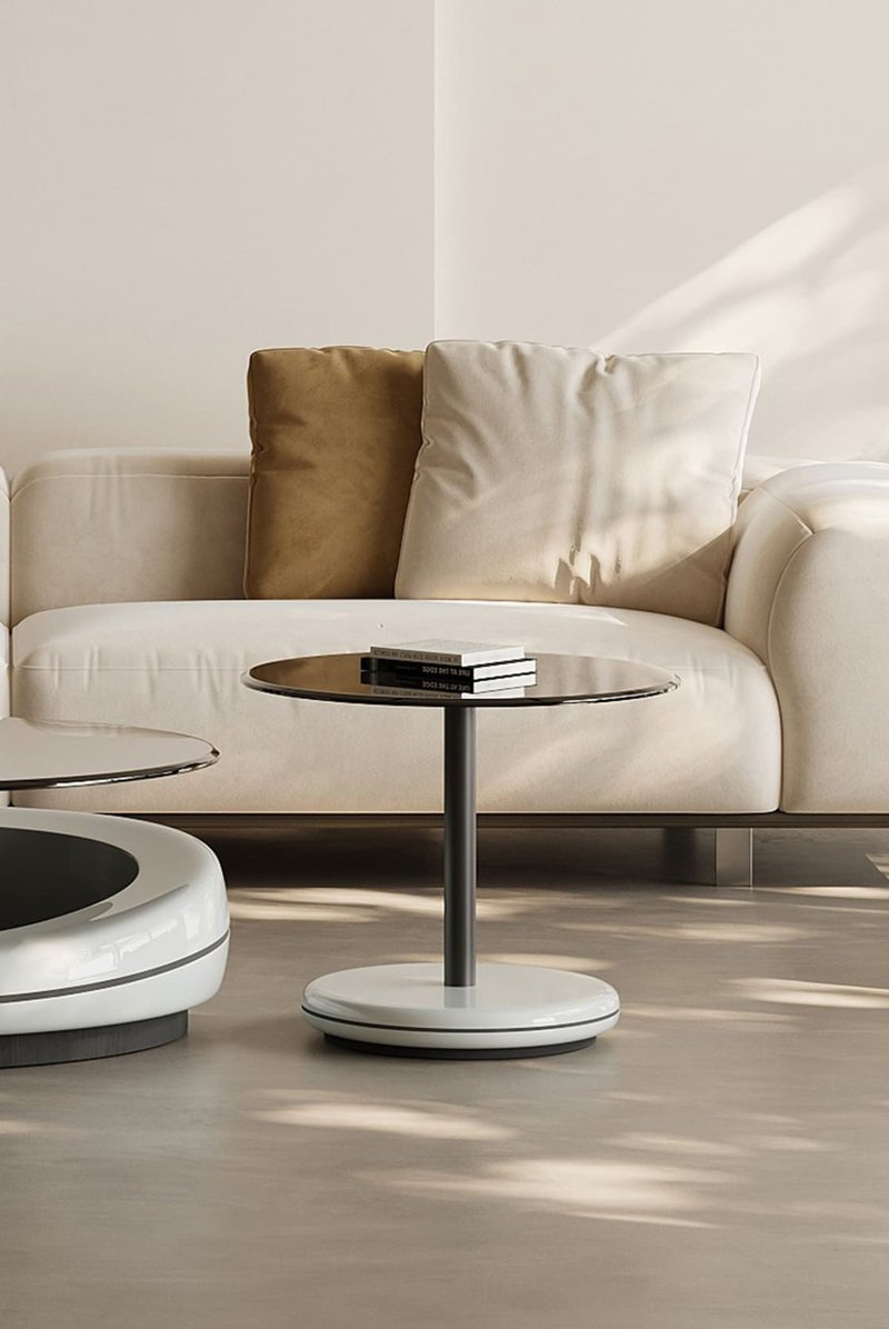 Oval glass top centre table - Image 4