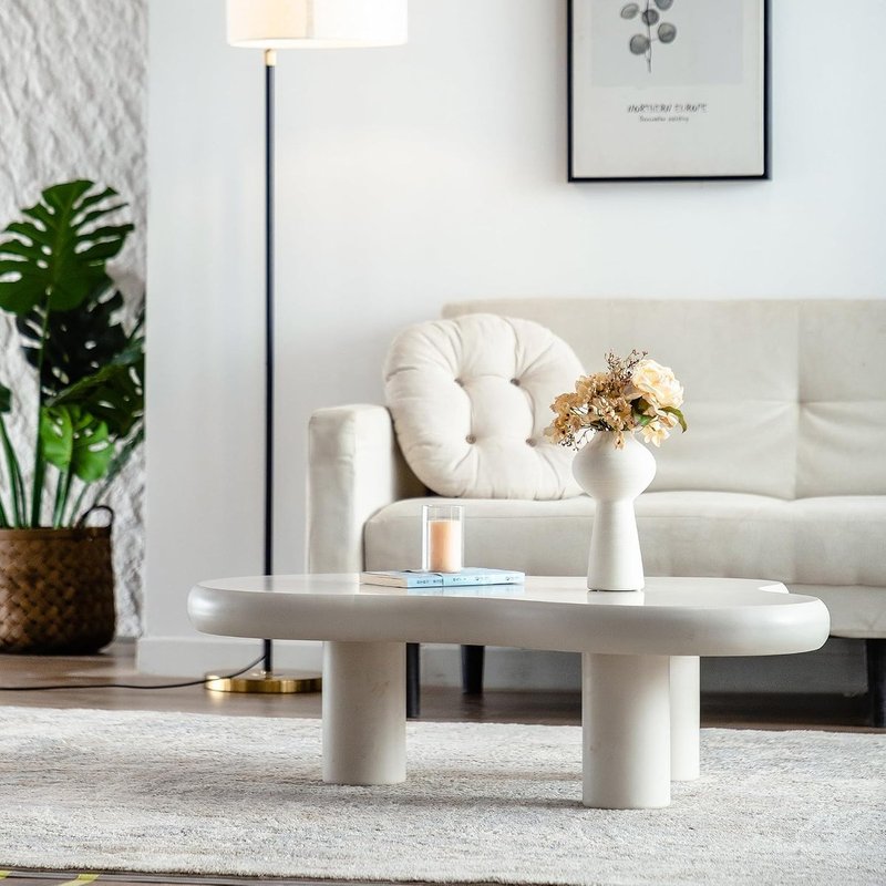 White unique center table - Image 3
